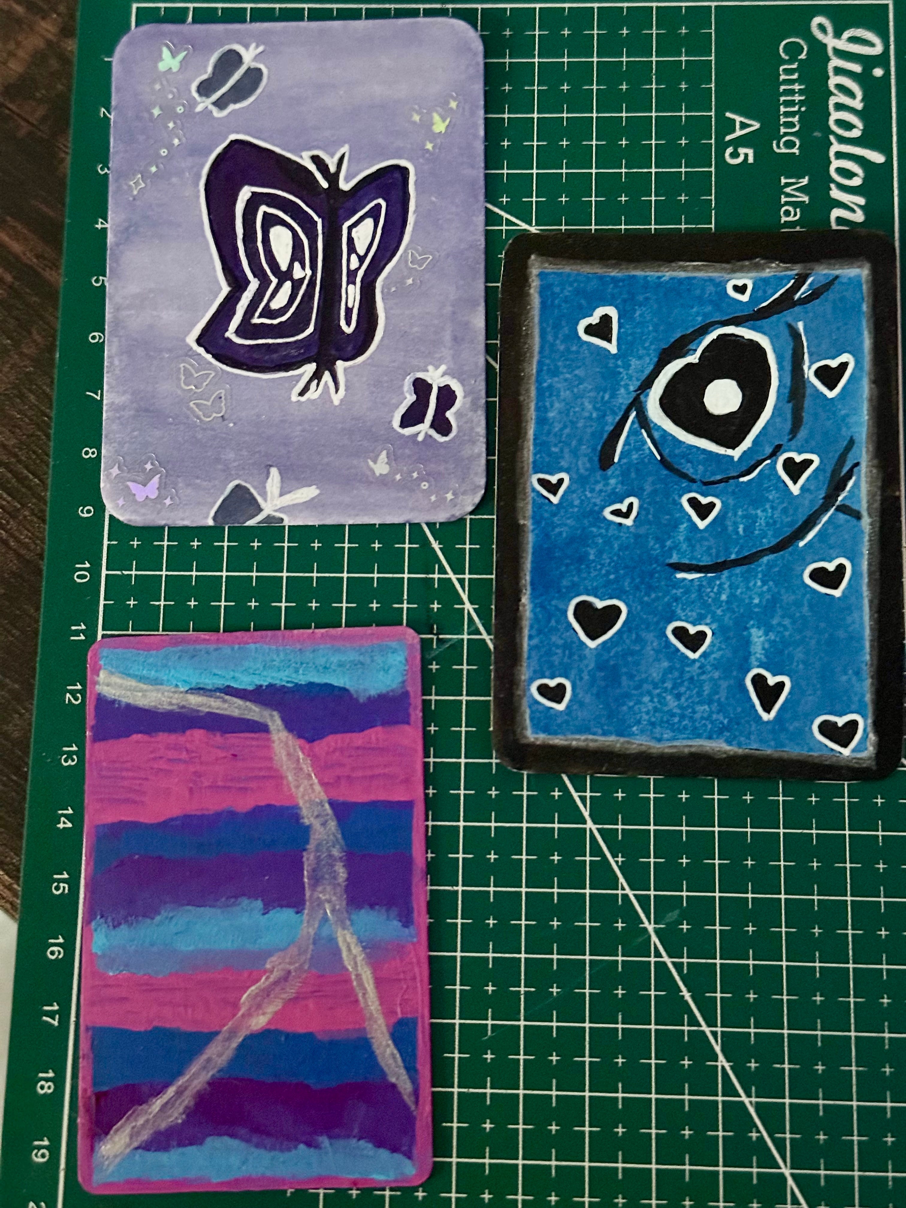 For Maizi blog three artist cards