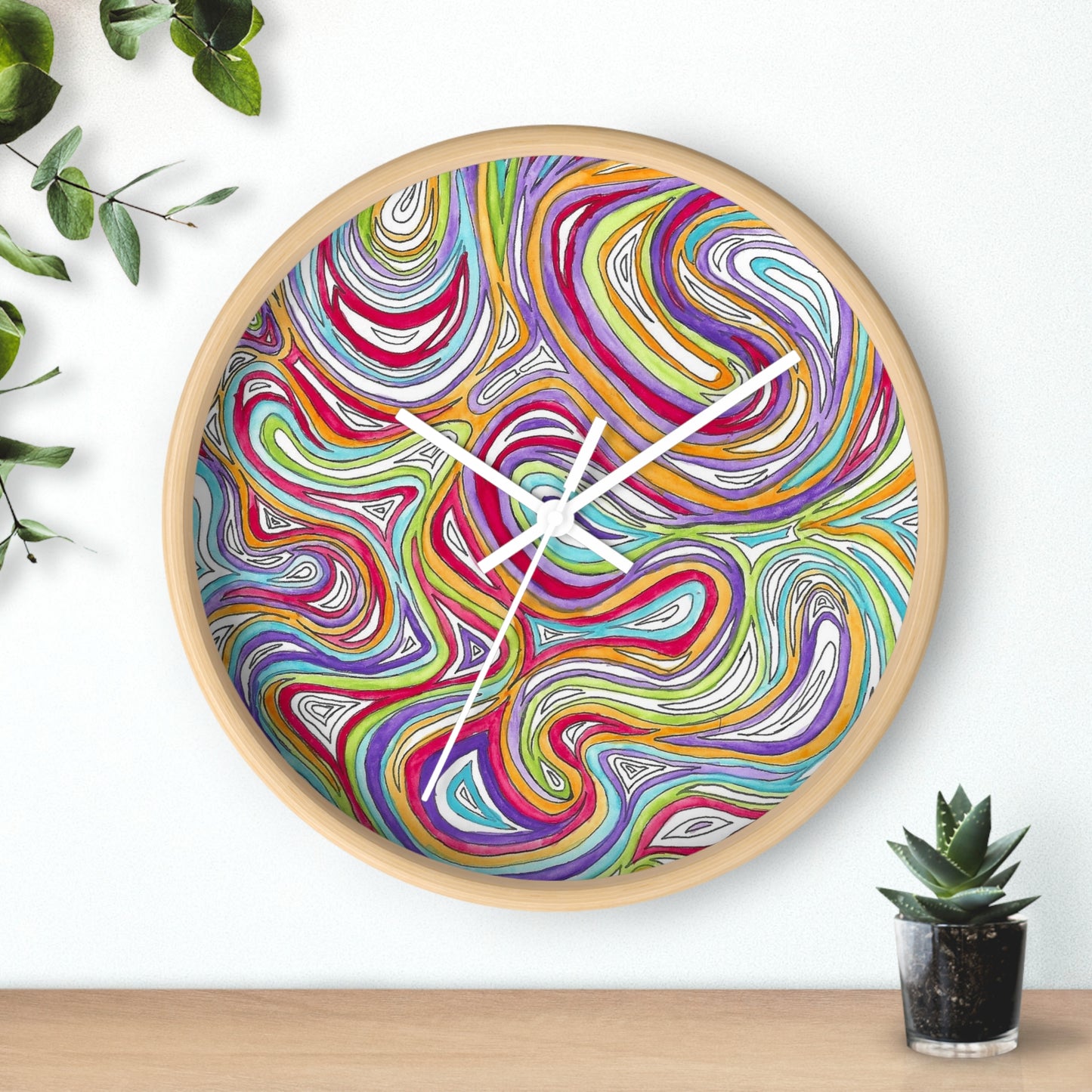 Oil Spill- Wall Clock