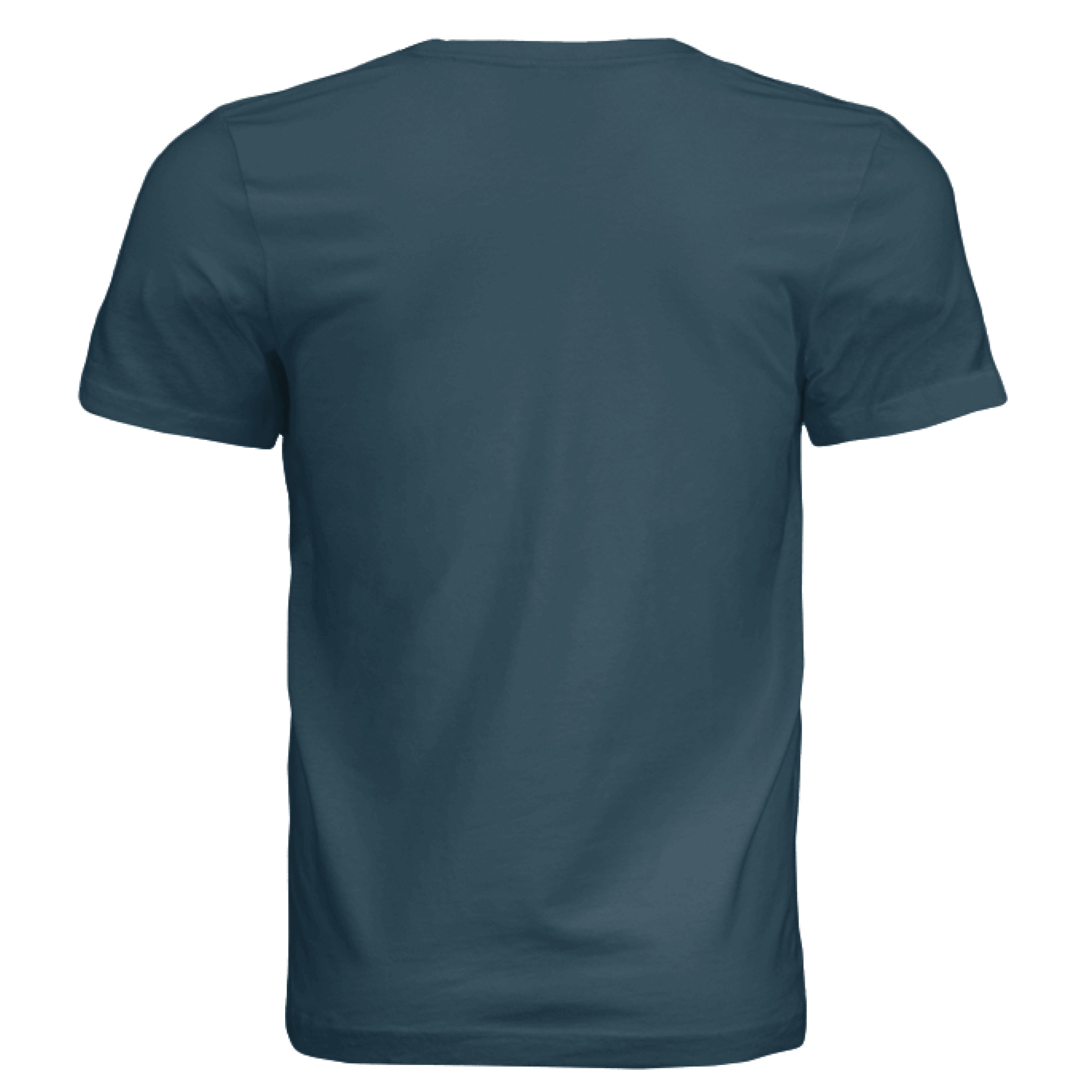 This is the Atlantic Beach Life T-Shirt by Lee Hansheng Studios. This showcases the back of the shirt. There's no images or illustrations. It is against a white background.