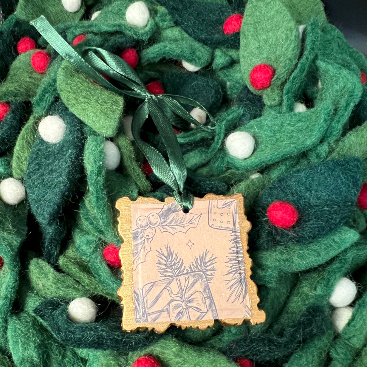 Christmas Tree Square Ornament