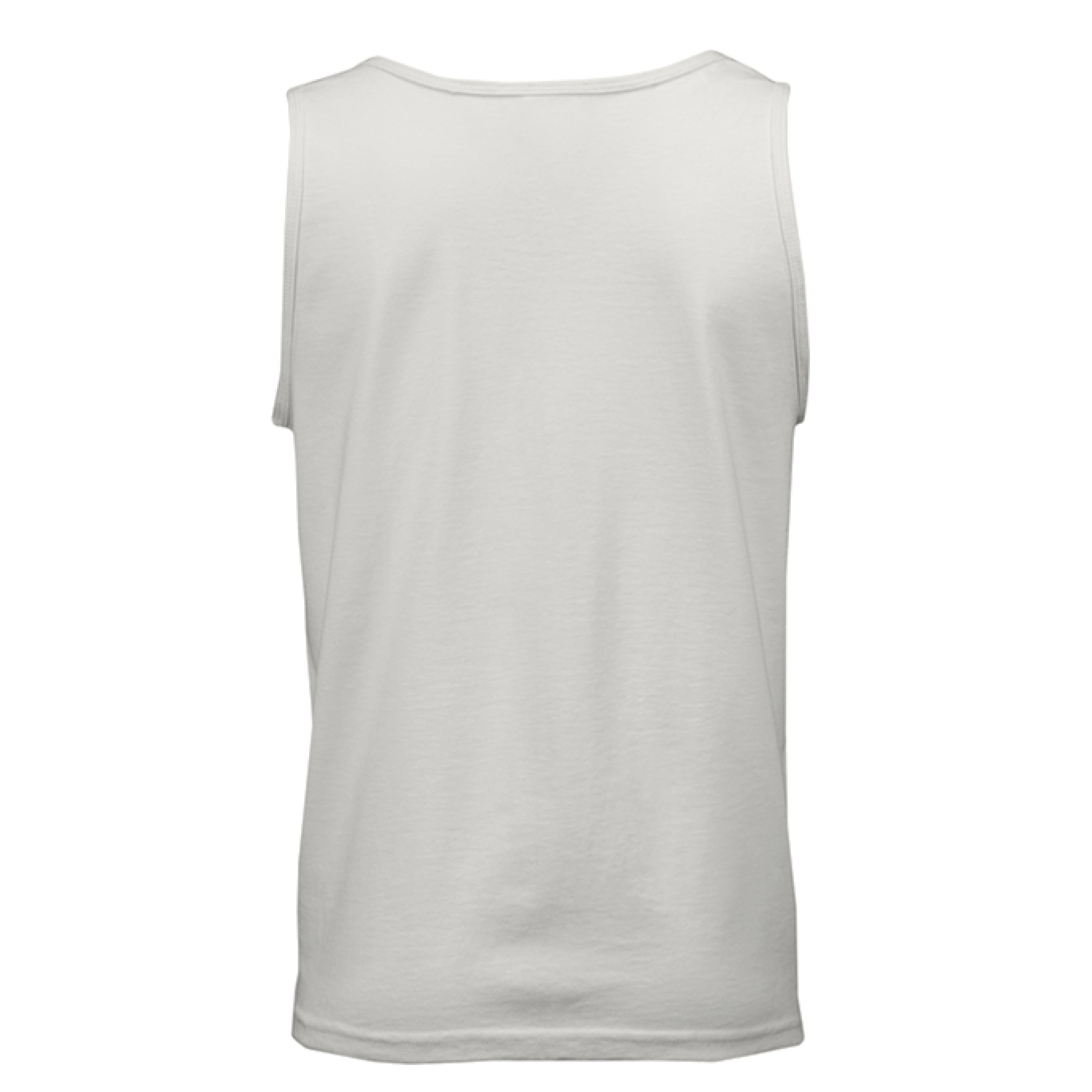 This is the Natural Mushroom Tank by Storm Garden Studio. This is showcasing the back of the tank. There are no illustration and images. It is against a white background.