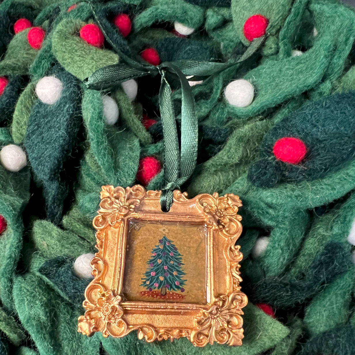 Christmas Tree Square Ornament