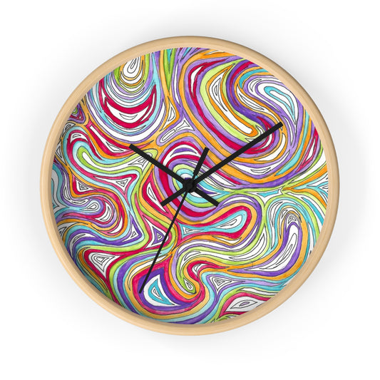 Oil Spill- Wall Clock