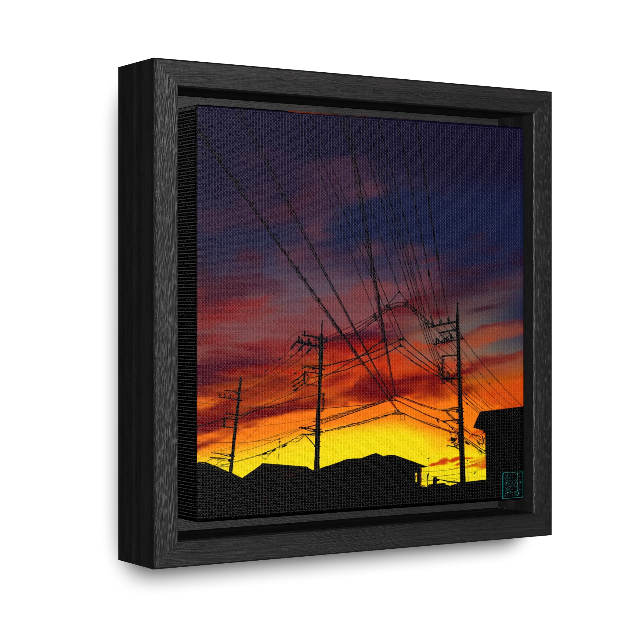 Saitama Sunset - Gallery Canvas Wraps, Square Frame