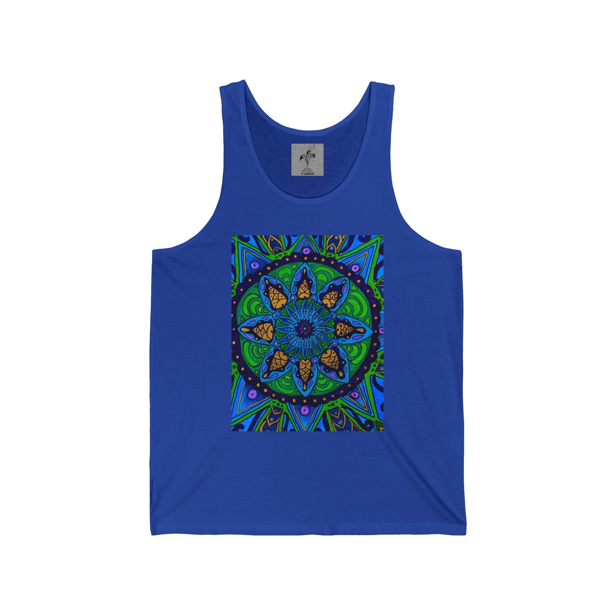 Peacock Mandala - Tank