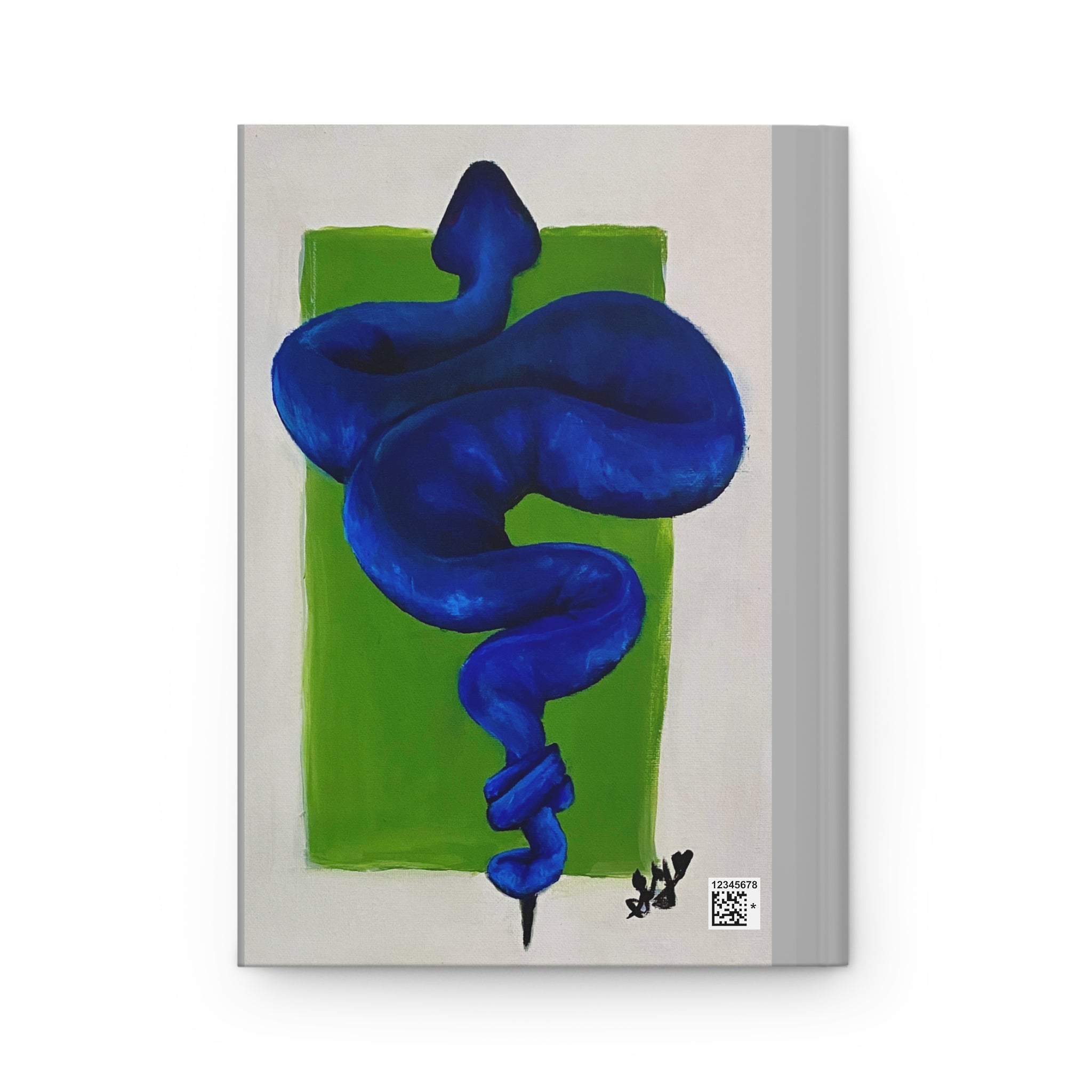 Blue Suede Snake - Hardcover Journal