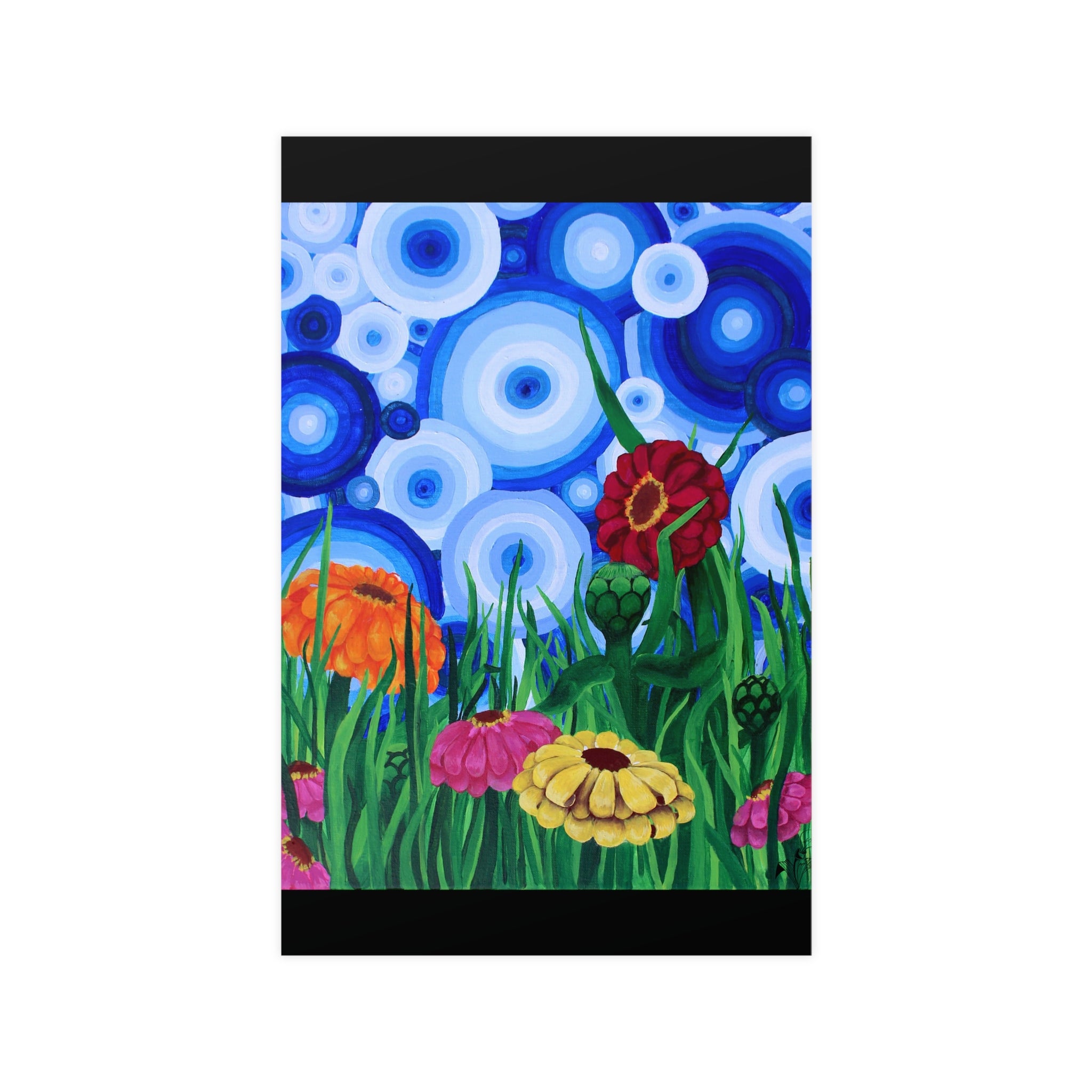 Zinnia's - Vertical Matte Posters