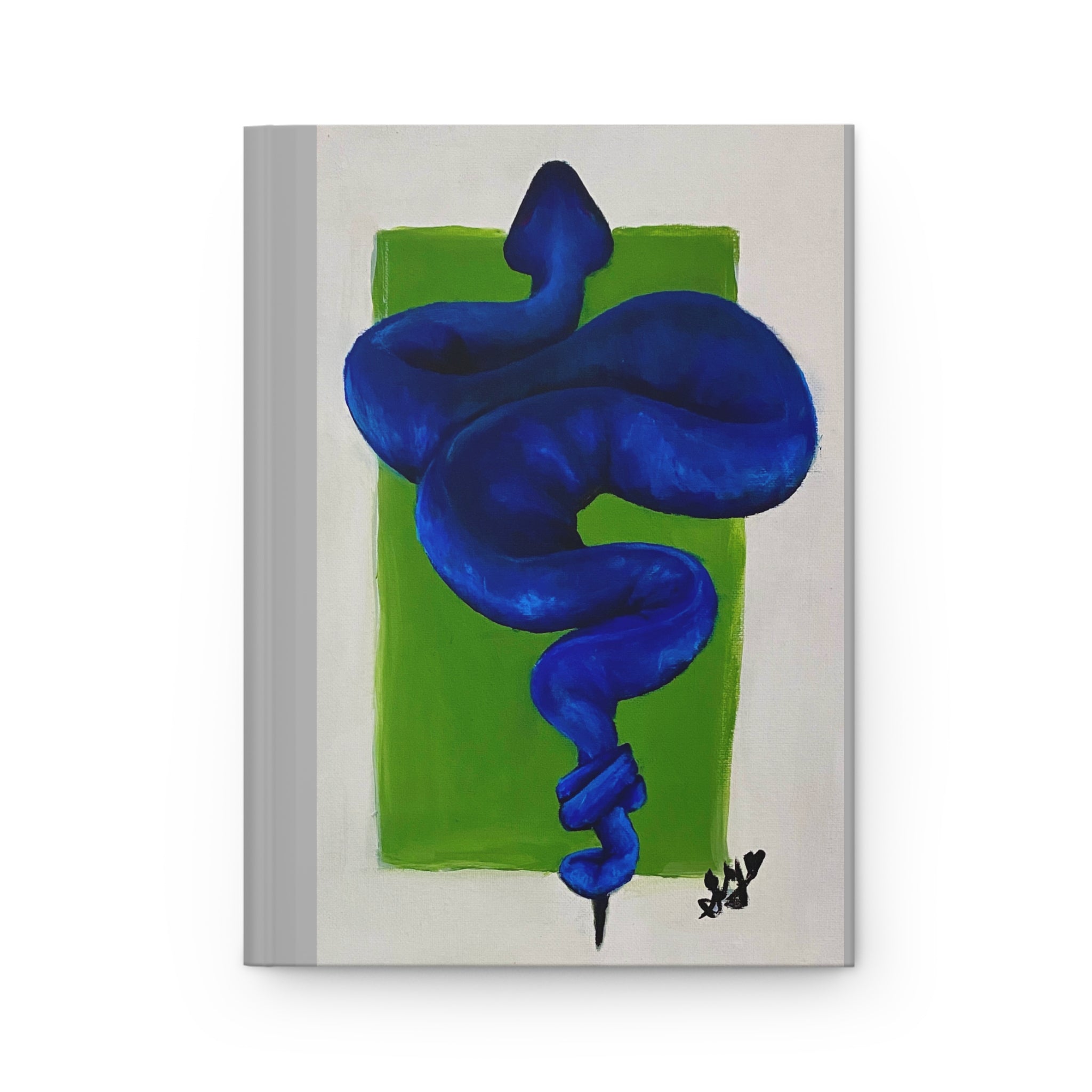 Blue Suede Snake - Hardcover Journal