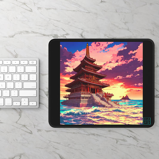 Temple on the Sea - Gaming Mouse Pad