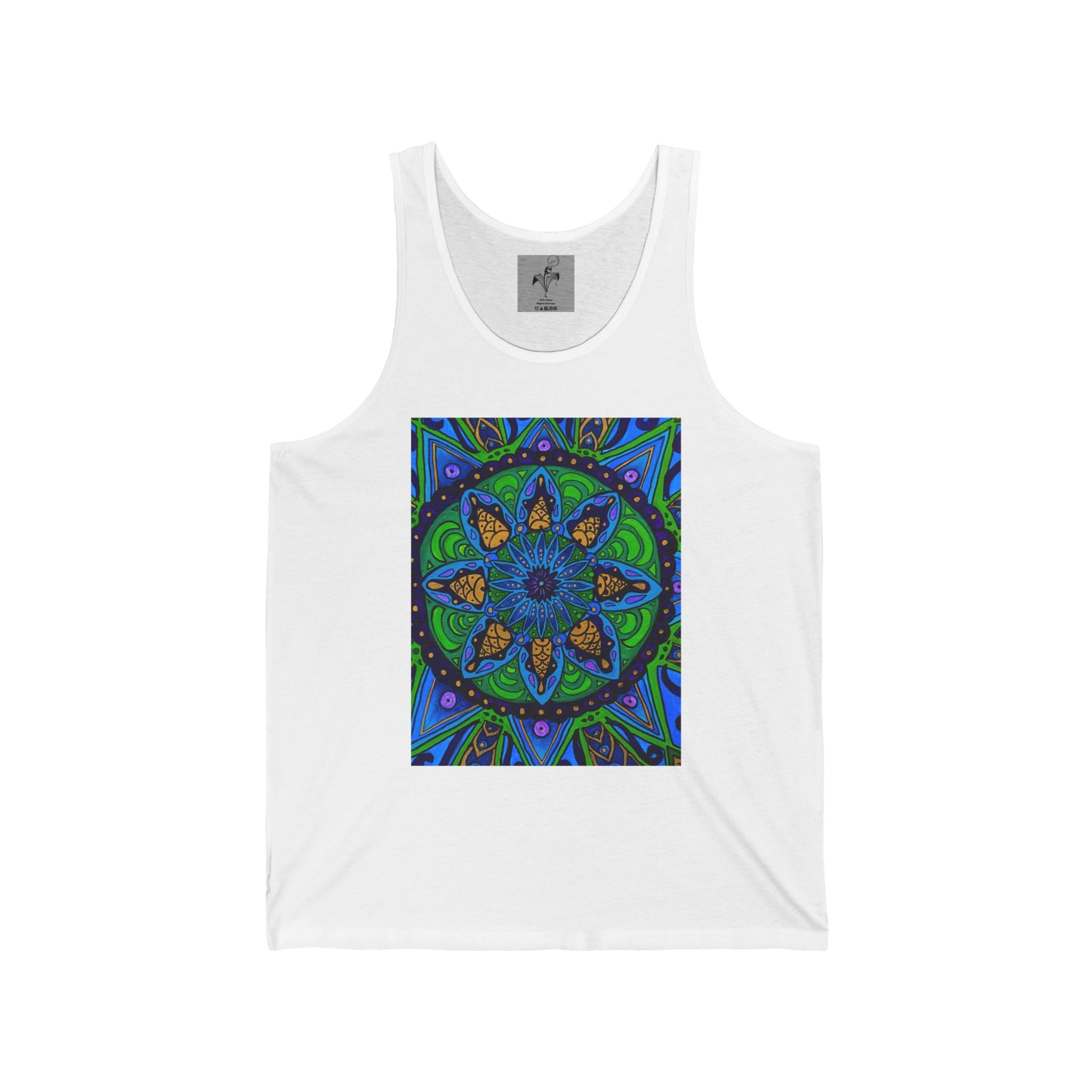 Peacock Mandala - Tank