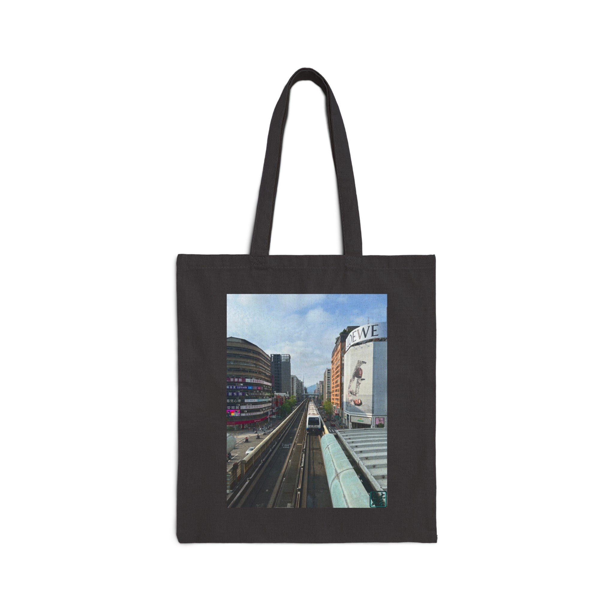 Taipei MRT Day- Cotton Canvas Tote Bag