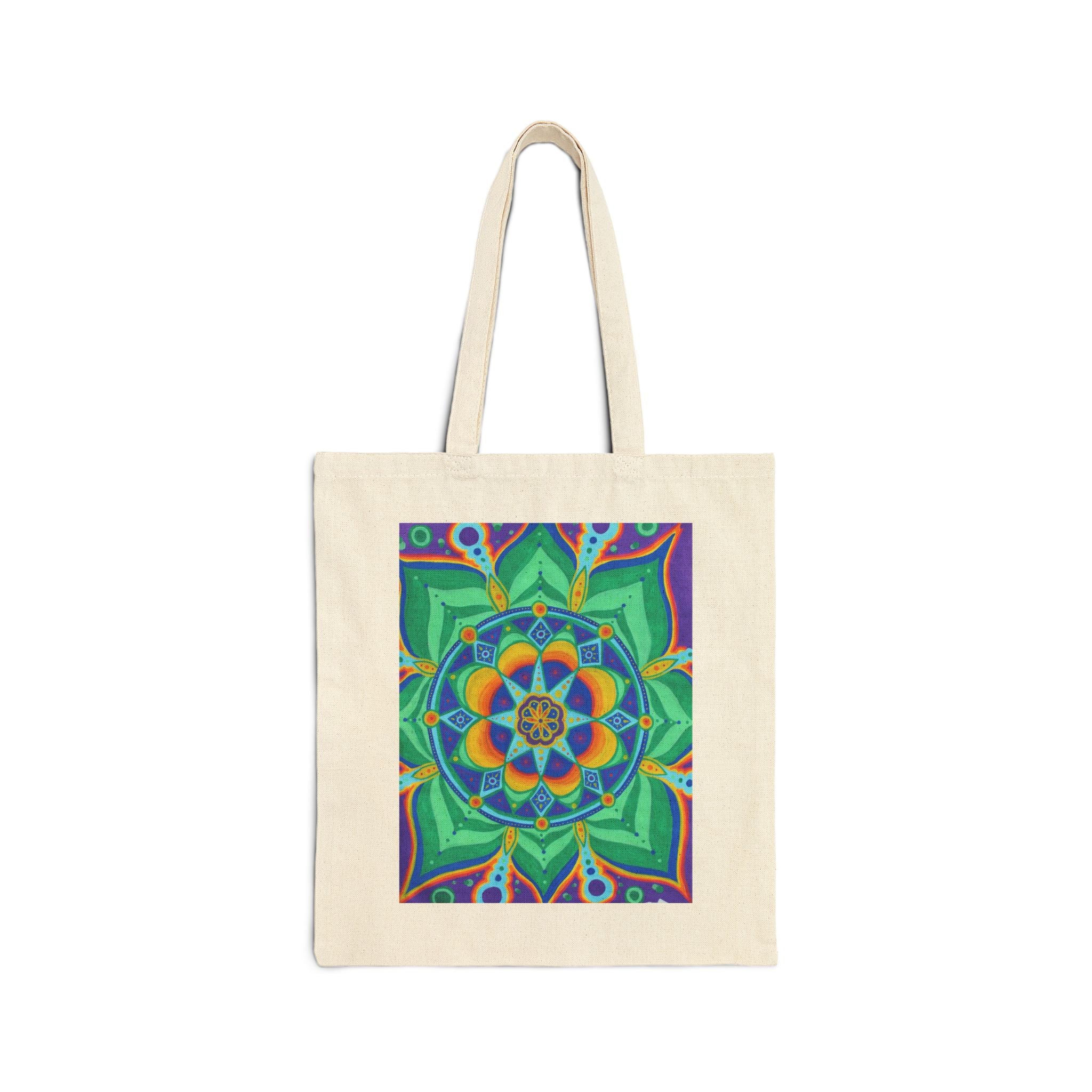 Green Mandala - Canvas Tote