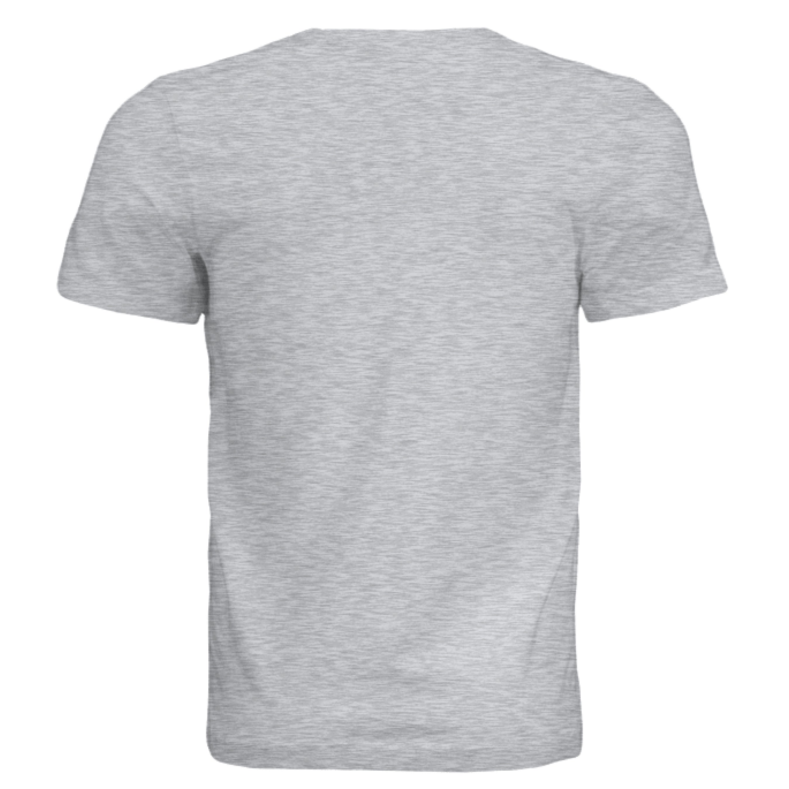 This is the Ash Adopt Eve's Dogs T-Shirt to help raise awareness and adopt. This is showcasing the back of the shirt. There are no images or illustrations on the shirt. It is against a white background. 