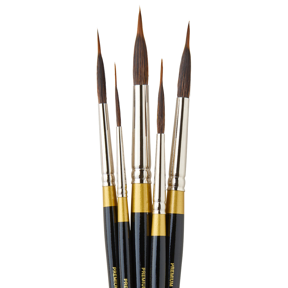 Original Gold® 9035 Round Needle Point Brush Set - 5 pcs