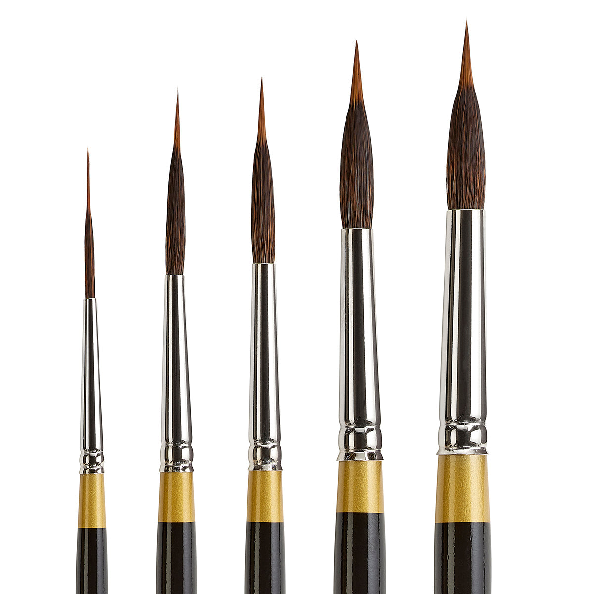 Original Gold® 9035 Round Needle Point Brush Set - 5 pcs