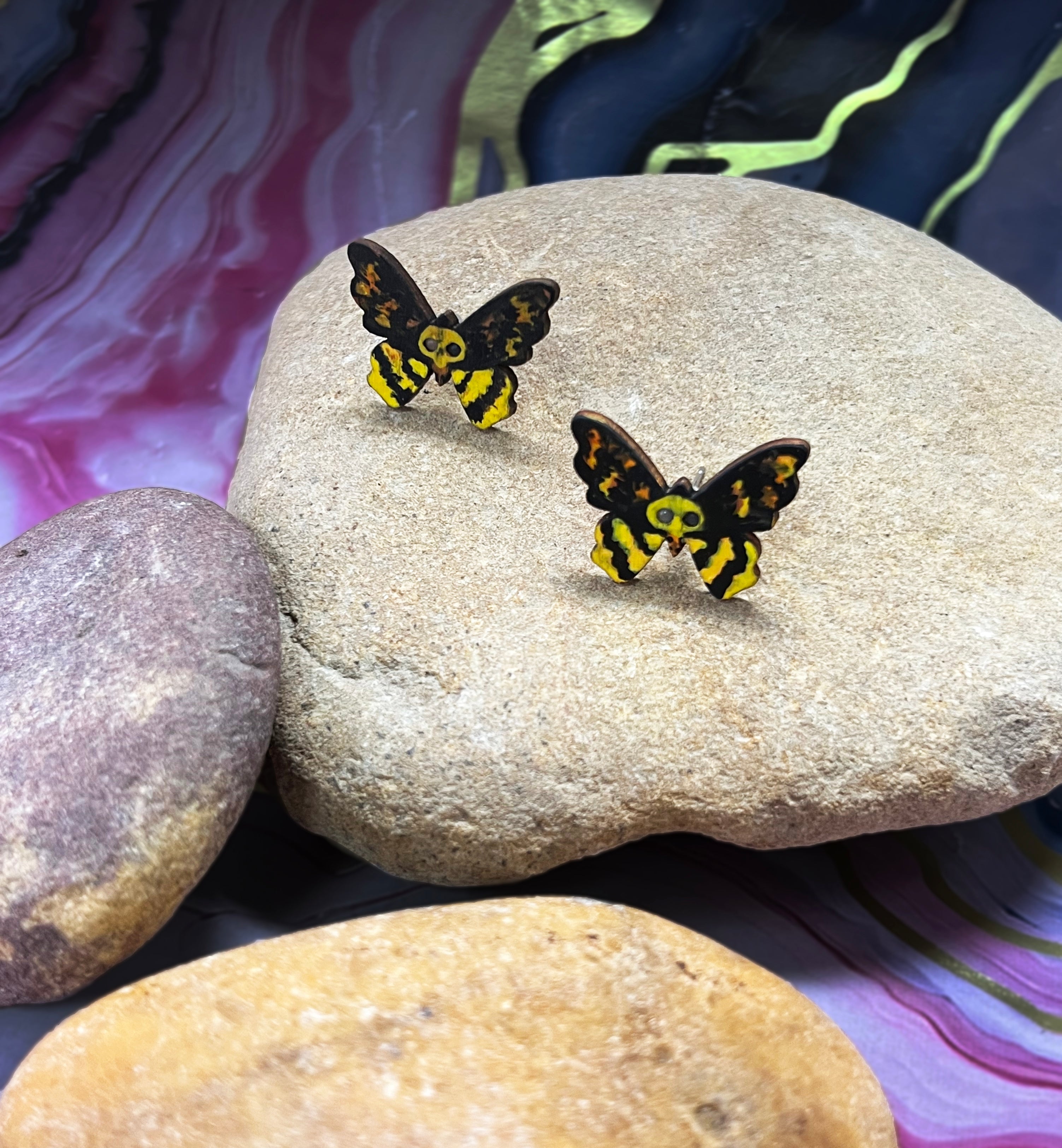 Death' Head Hawkmoth Earrings