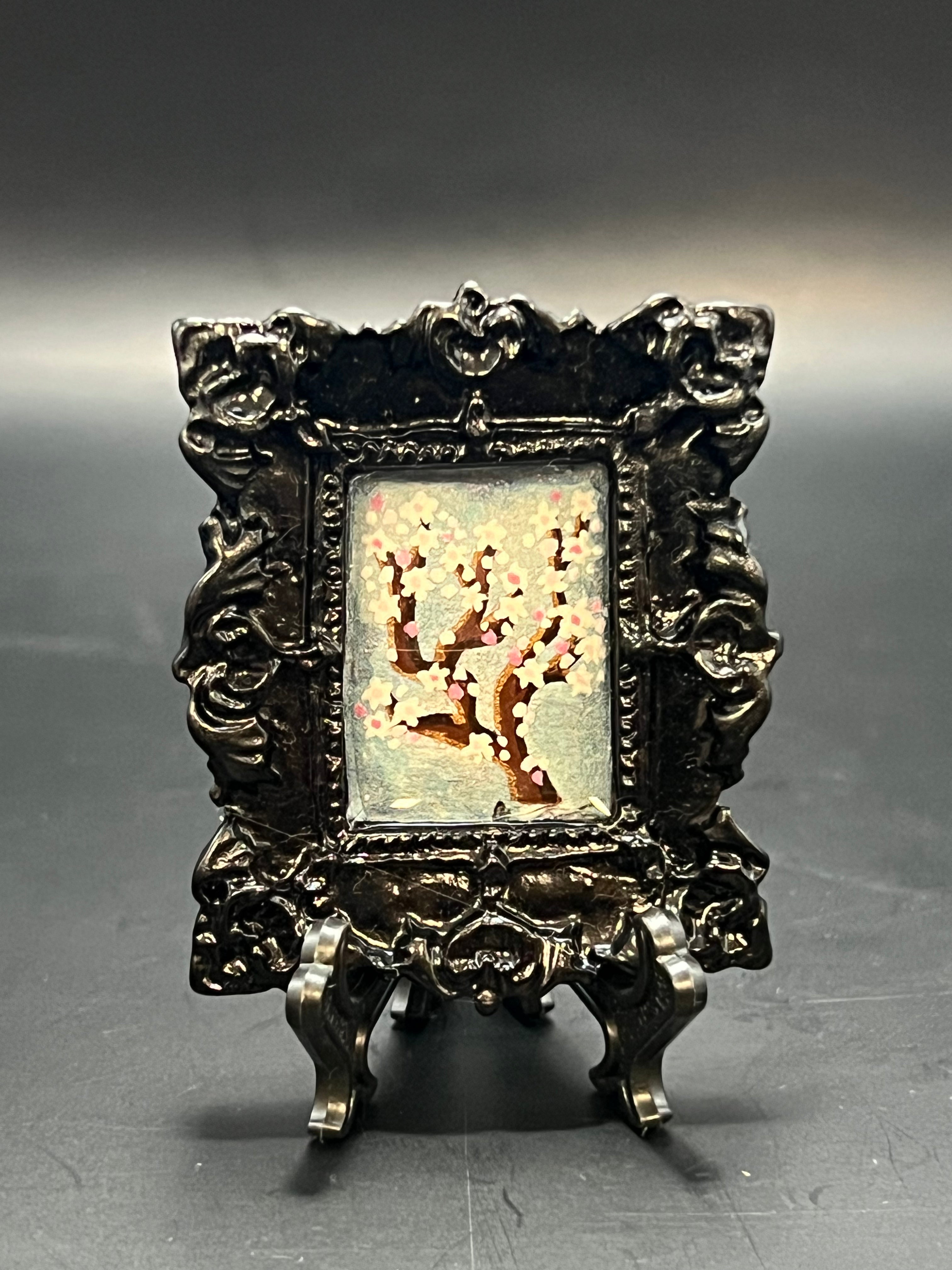 Plum Blossom Rectangle - Mini Painting