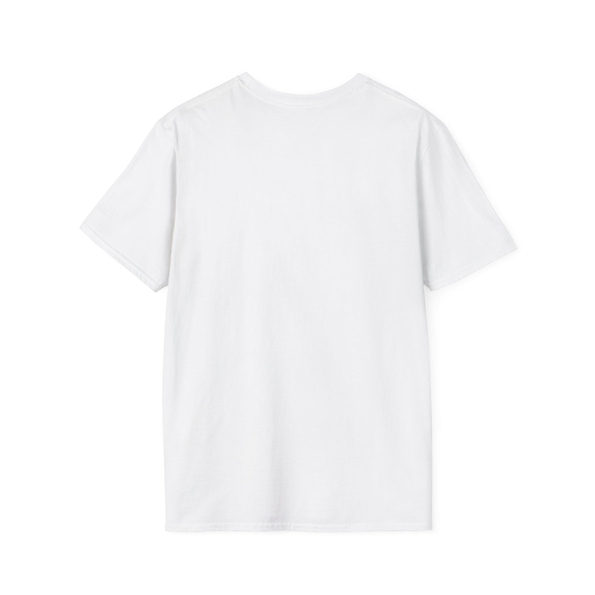 This is the White Landing T-Shirt by Lee Hansheng Studios. This is the back of the shirt. There is no illustration or images. The shirt is against a white background.